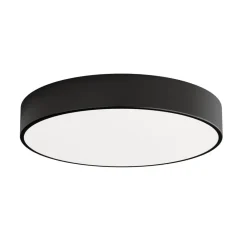 TEMAR LIGHTING Loftlampe Cleo, Ø 50 cm, IP54, sort, metal, E27