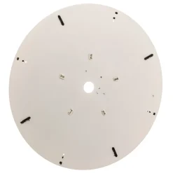 TEMAR LIGHTING Loftlampe Cleo 600, hvid, sensor, IP20, Ø 60 cm, metal