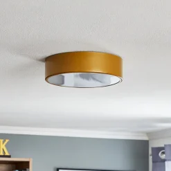 Loftlampe Cleo 300, IP54, Ø 30 cm guld^TEMAR LIGHTING Discount