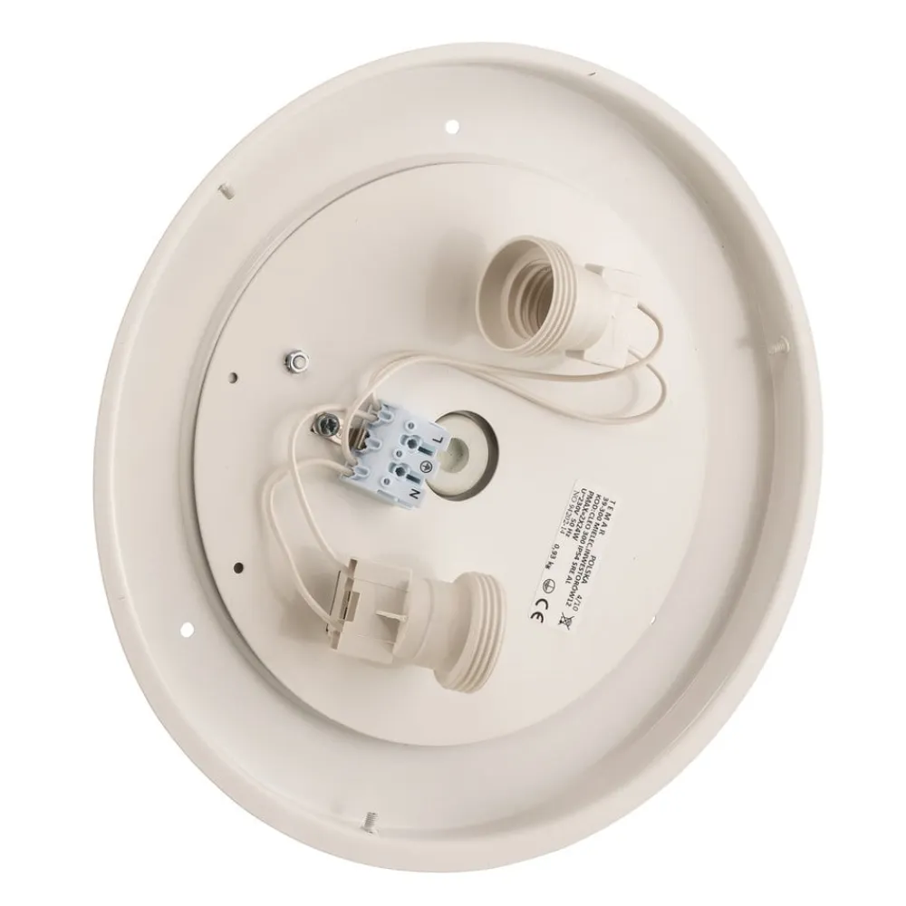 Loftlampe Cleo 300, IP54, Ø 30 cm guld^TEMAR LIGHTING Discount