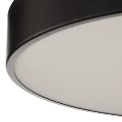 Loftlampe Cleo 600, sort, sensor, IP20, Ø 60 cm, metal^TEMAR LIGHTING New