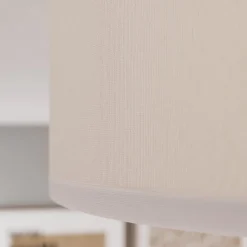 Børn TK Lighting Loftlampe Cloud i tekstil, længde 41 cm, grå