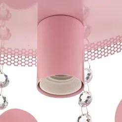 Børn Eko-Light Loftlampe Corazon i pink med hjerter