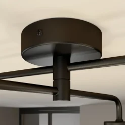 TK Lighting Loftlampe Cubus med 4 lyskilder klar/rav/grå