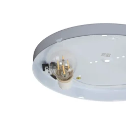 Argon Loftlampe Cyril i glas, hvid-messing