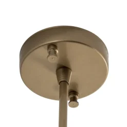 Loftlampe Dolunay, Ø 26 cm, guldfarvet, glas, E27^Opviq Discount