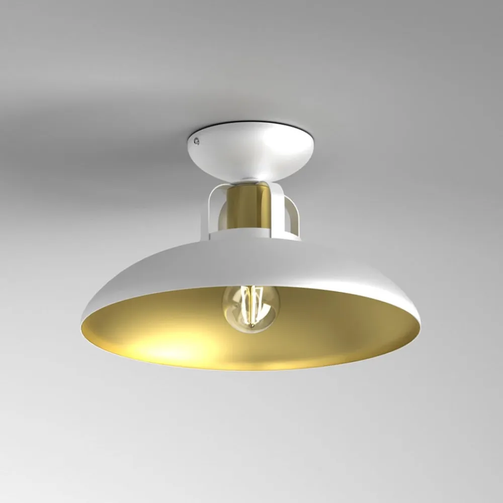 Loftlampe Felix, hvid/guld^Eko-Light Discount