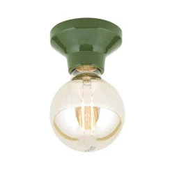 ORION Loftlampe Frost, grøn, keramik, E27