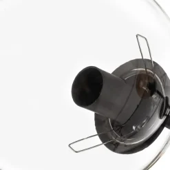 EMIBIG LIGHTING Loftlampe Glassy, sort, grafit/amber/klar, 6 lyskilder.