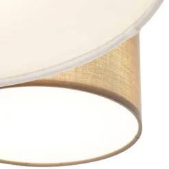 Trio Lighting Loftlampe Hotel med fem tekstilskærme