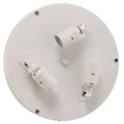 Loftlampe Leano beige rund af rattan^Eko-Light