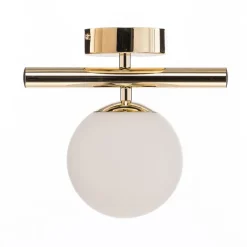 Domiluce Loftlampe Linea, guld, 1 lyskilde