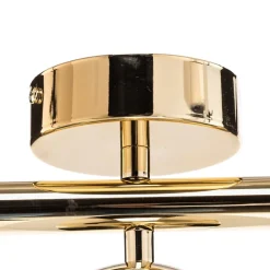 Domiluce Loftlampe Linea, guld, 1 lyskilde