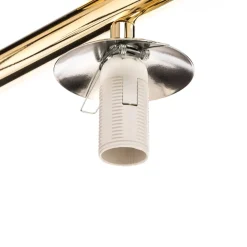 Domiluce Loftlampe Linea, guld, 1 lyskilde