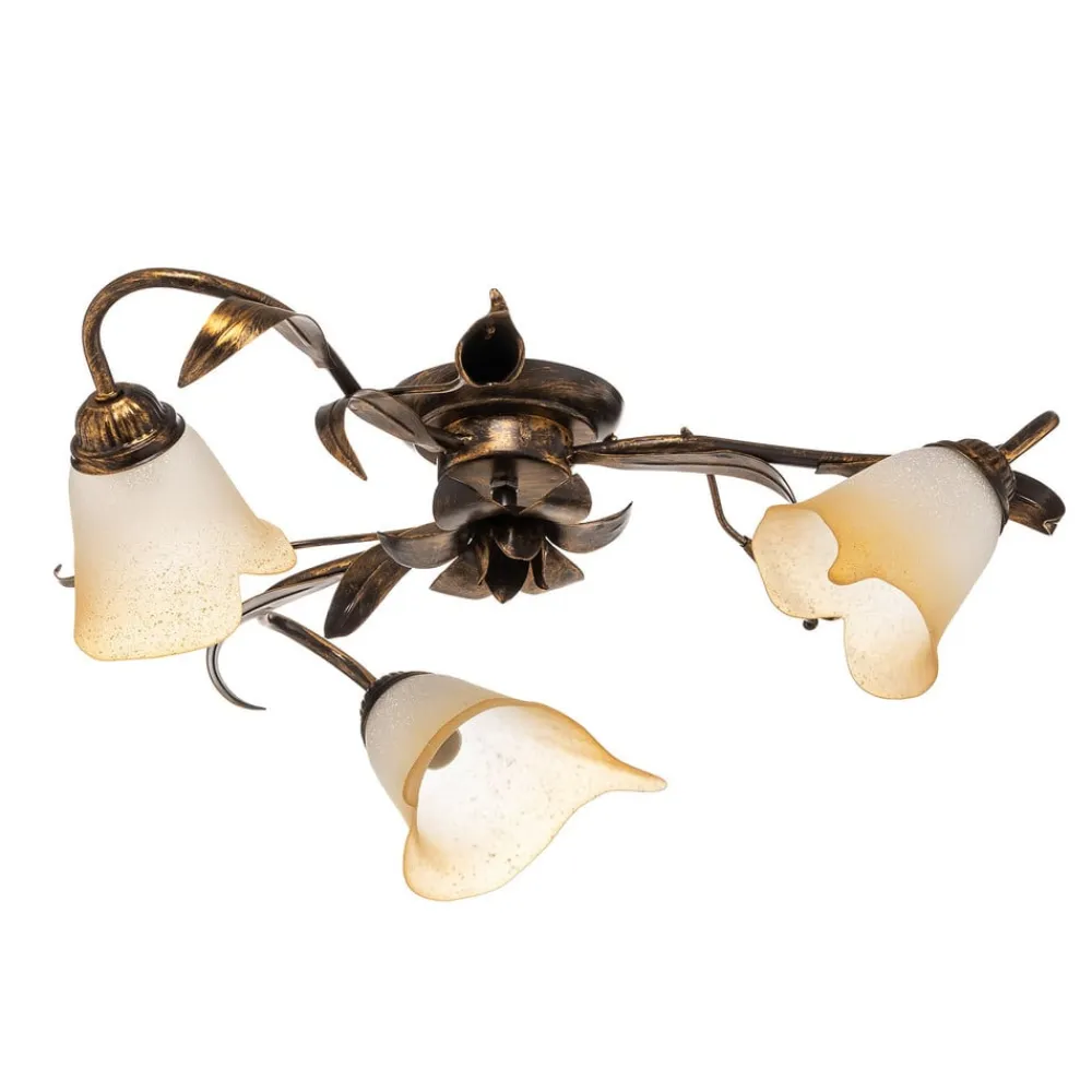 Loftlampe Lucrezia med 3 lyskilder, bronze^ONLI Online