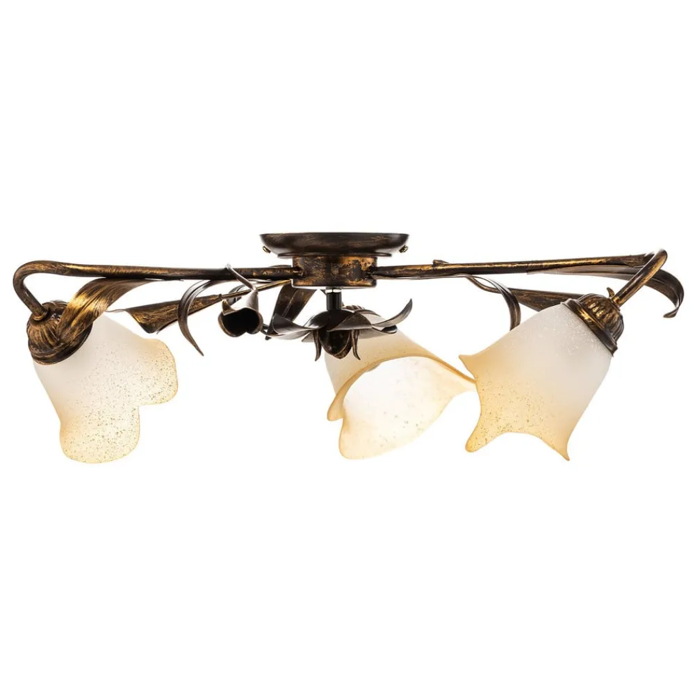 Loftlampe Lucrezia med 3 lyskilder, bronze^ONLI Online