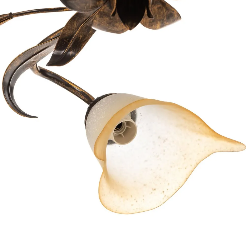 Loftlampe Lucrezia med 3 lyskilder, bronze^ONLI Online