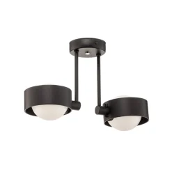 Loftlampe Mado i stål, blå, 2 lyskilder^Argon Best