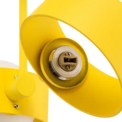 Loftlampe Mado i stål, gul, 2 lyskilder^Argon Online