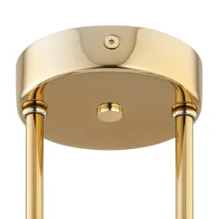 Argon Loftlampe Mado, stål messingfarvet, glas opal, 2 lyskilder.