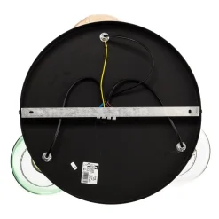 Loftlampe Marco Green, 3 lyskilder klar/grøn/brun^TK Lighting Discount