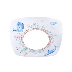 Loftlampe med havdyr, 58 cm, farverig, MDF-træ^Elobra Clearance