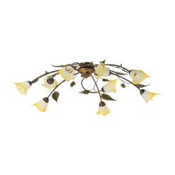 Loftlampe Miranda med 9 lyskilder, bronze^ONLI Best