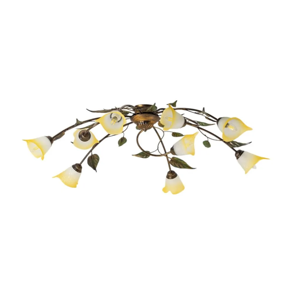 Loftlampe Miranda med 9 lyskilder, bronze^ONLI Best