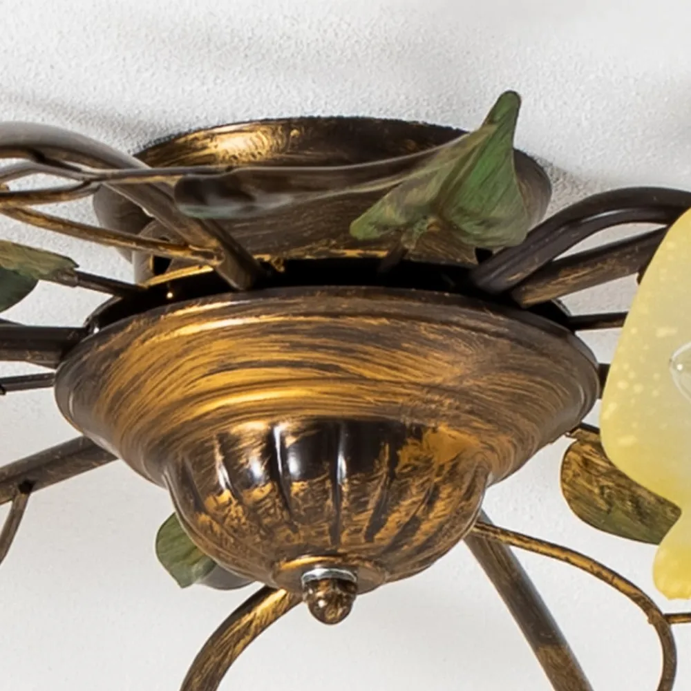 Loftlampe Miranda med 9 lyskilder, bronze^ONLI Best