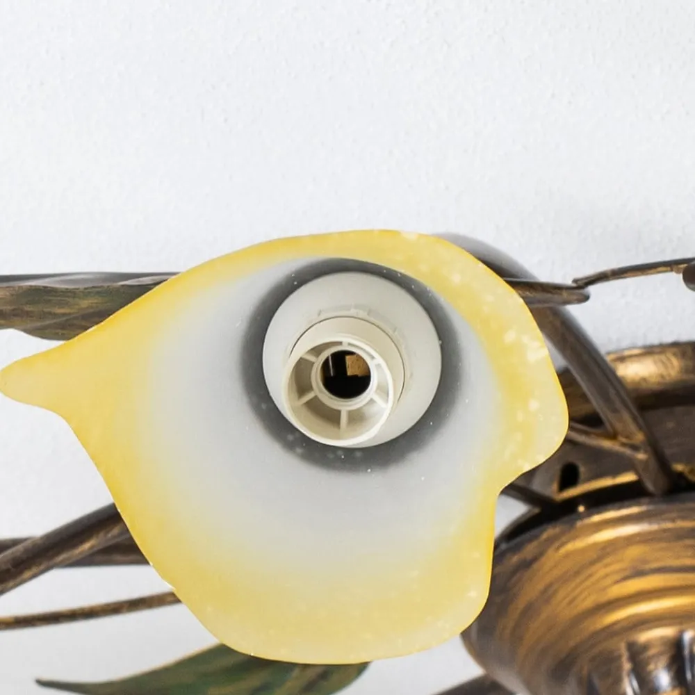 Loftlampe Miranda med 9 lyskilder, bronze^ONLI Best