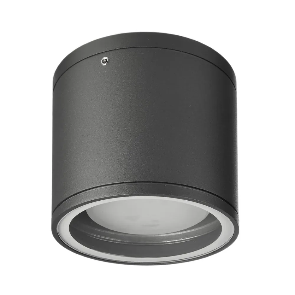 Deko-Light Loftlampe Mob Round, aluminium, mørkegrå, GX53, IP54