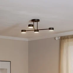 Loftlampe Modus 4, stål, 4 lyskilder, GX53, sort^EMIBIG LIGHTING Best