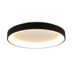 Loftlampe Niseko II CCT fjernbetjening, Ø 50 cm, sort^Mantra Iluminación Online