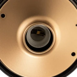 Loftlampe Nook med klar skærm, sort/guld^Nowodvorski Lighting New