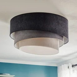 Loftlampe Pastell Trio Ø 60 cm i 3 grå nuancer^Duolla