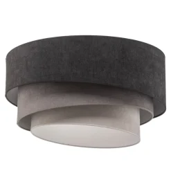 Loftlampe Pastell Trio Ø 60 cm i 3 grå nuancer^Duolla