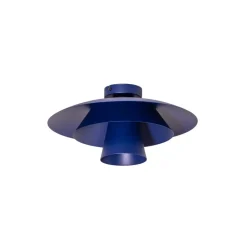 Loftlampe Plato, mørkeblå, metal, Ø 38 cm, E27^Luminex Sale
