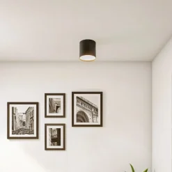 Nowodvorski Lighting Loftlampe Point Plexi M, sort/opal