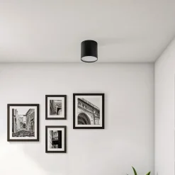 Nowodvorski Lighting Loftlampe Point Plexi M, sort/opal