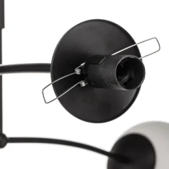 EMIBIG LIGHTING Loftlampe Pregos 4 i sort, 4 lyskilder