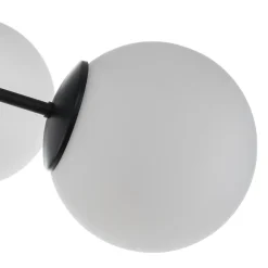 EMIBIG LIGHTING Loftlampe Pregos 6 i sort, 6 lyskilder