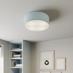 Loftlampe Rondo, blå, Ø 45 cm^TK Lighting New