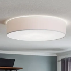 Loftlampe Rondo, hvid Ø 60 cm^TK Lighting New