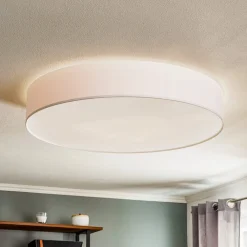 TK Lighting Loftlamper|Loftlamper>Loftlampe Rondo, hvid Ø 80 cm