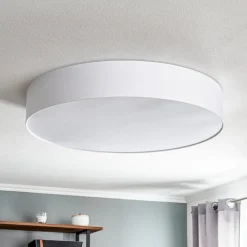 TK Lighting Loftlamper|Loftlamper>Loftlampe Rondo, hvid Ø 80 cm