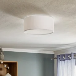 TK Lighting Loftlamper|Pendellamper>Loftlampe Rondo, hvid, Ø 30 cm