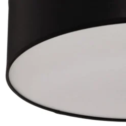 TK Lighting Loftlampe Rondo, mørkegrå Ø 45 cm