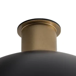 SIGMA Loftlampe Sfera, Ø 35 cm, sort/guld