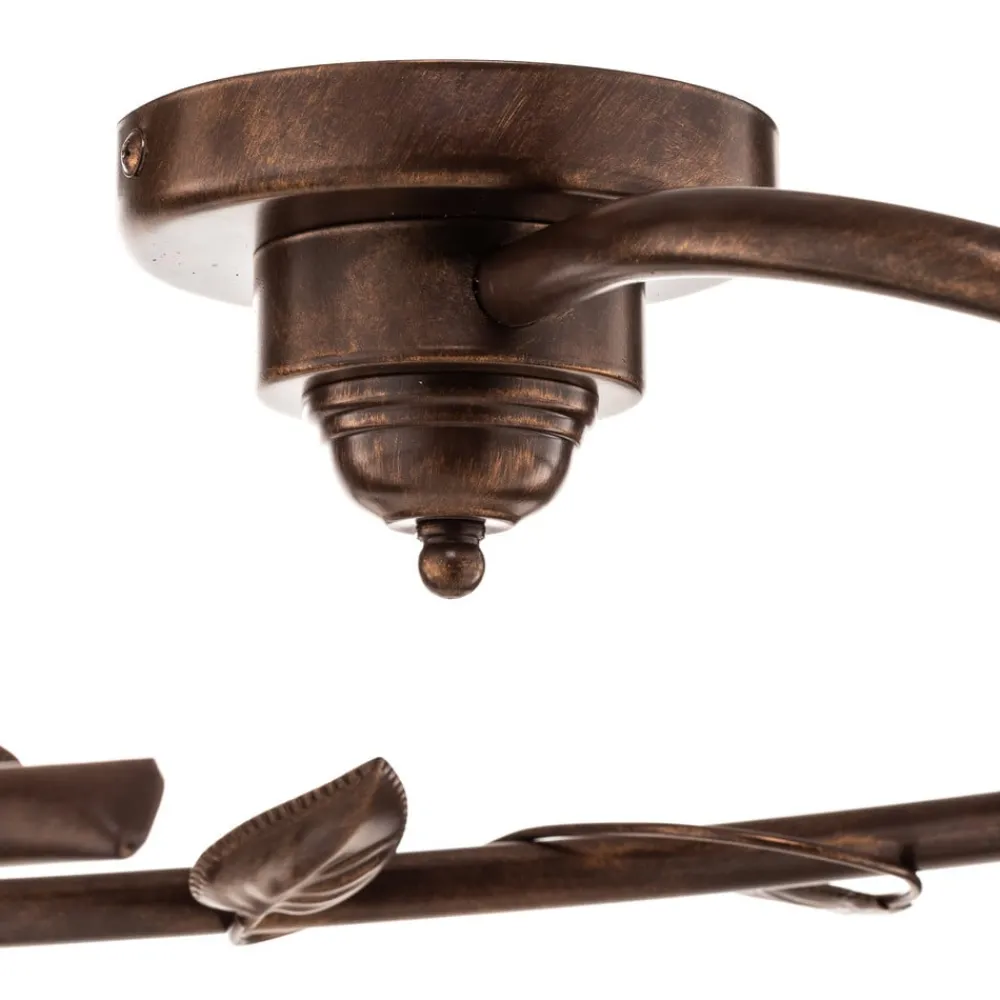 Lamkur Loftlamper>Loftlampe Siena, florentinsk stil, 3 lyskilder