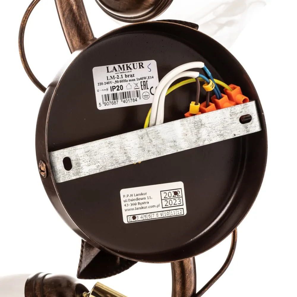 Lamkur Loftlamper>Loftlampe Siena, florentinsk stil, 2 lyskilder